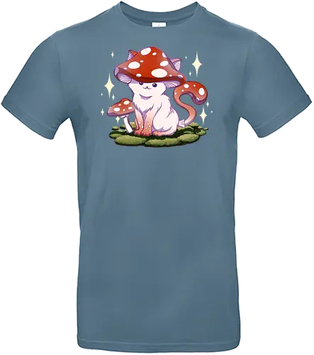 Meowshroom - Pilz, Katze, Mushroom, Cat, Cute, Kawaii - Standard T-Shirt