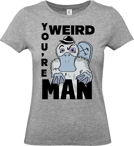Weird Platypus (Seltsames Schnabeltier) - witzig, rebellisch, subkultur, ironisch, stylisch, plakativ, schräg, platypus, Seltsames, Schnabeltier, urban art, street pop, street art, pop surrealism, lowbrow art, comics, urban, streetwear, grunge, graffiti, edgy, sarkastisch, frech, unkonventionell, schrill, kontra, alternativ, auffällig, jugendlich - Standard T-Shirt (Women)