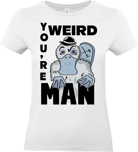 Weird Platypus (Seltsames Schnabeltier) - witzig, rebellisch, subkultur, ironisch, stylisch, plakativ, schräg, platypus, Seltsames, Schnabeltier, urban art, street pop, street art, pop surrealism, lowbrow art, comics, urban, streetwear, grunge, graffiti, edgy, sarkastisch, frech, unkonventionell, schrill, kontra, alternativ, auffällig, jugendlich - Standard T-Shirt (Women)