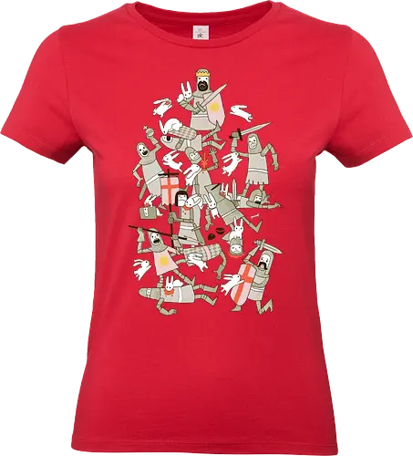 Bad Tempered Rodents - killer rabbit, killer kaninchen, Killer Hase, heilige Handgranate - Standard T-Shirt (Women)