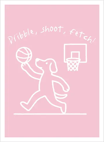 Dribble, shoot, fetch