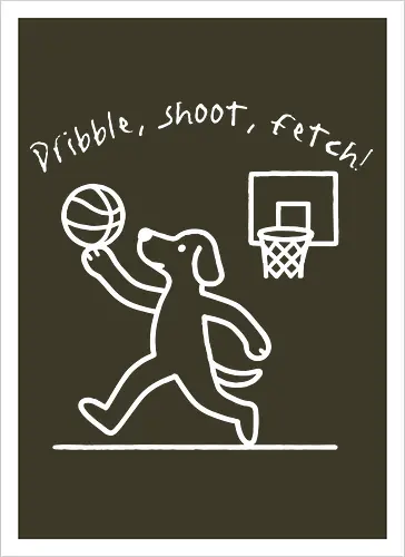 Dribble, shoot, fetch