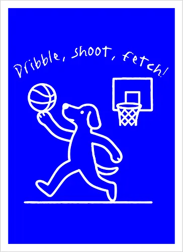 Dribble, shoot, fetch
