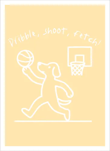 Dribble, shoot, fetch