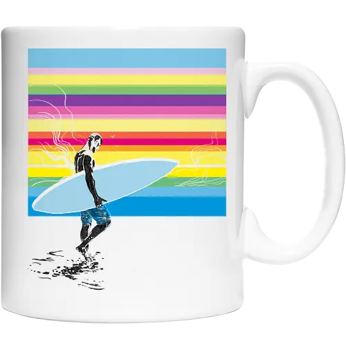 CMYK surfer