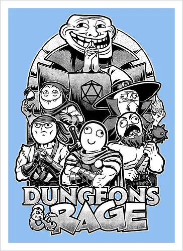 Dungeons and Rage Meme