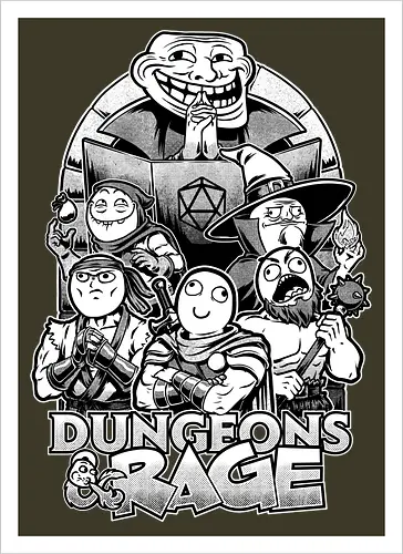 Dungeons and Rage Meme