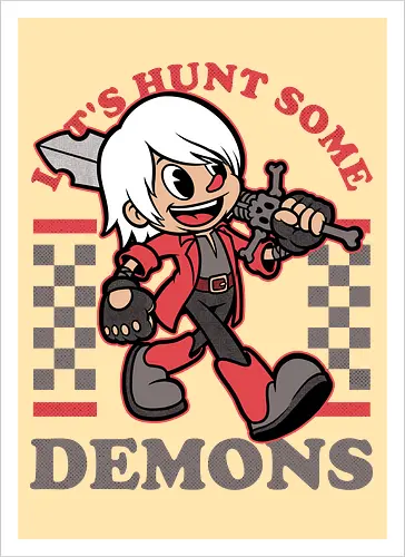 Game Mascot Devil Hunter