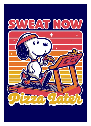 Beagle Dog Pizza Exercise 