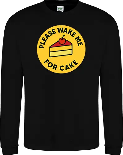 Please wake me for cake