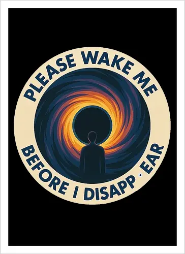 Please wake me before I disappear