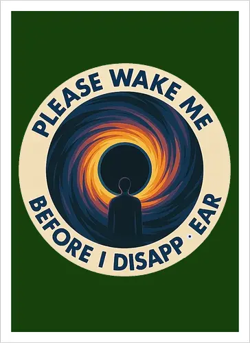 Please wake me before I disappear