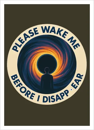 Please wake me before I disappear