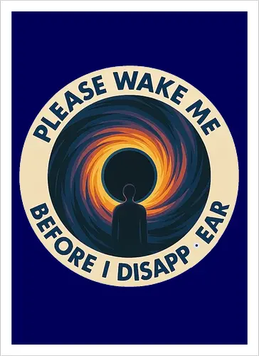 Please wake me before I disappear