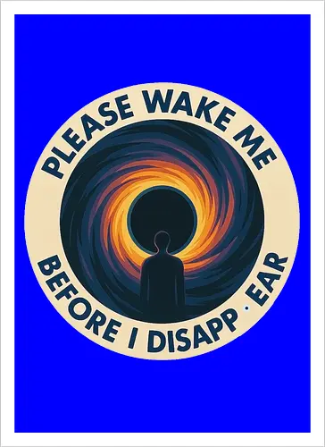 Please wake me before I disappear