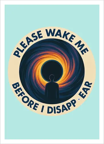 Please wake me before I disappear