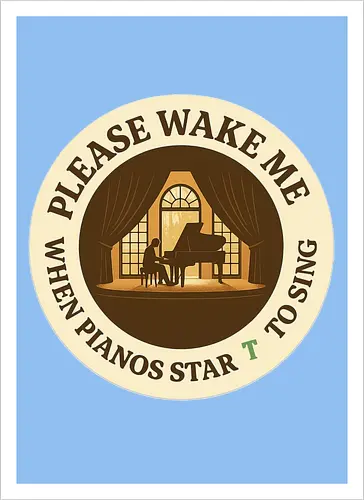 Please wake me when pianos start to sing