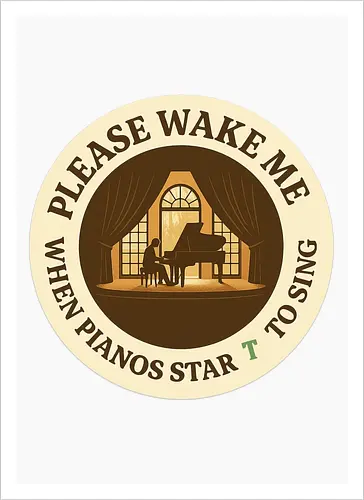 Please wake me when pianos start to sing