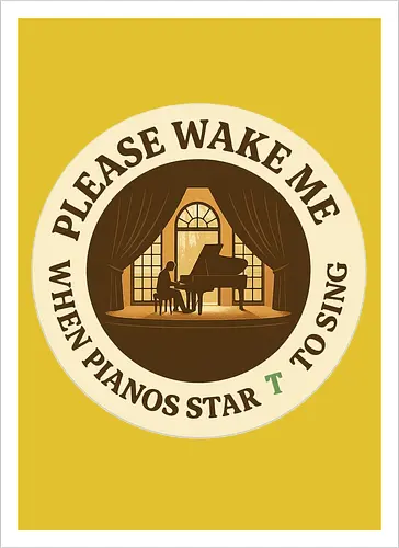 Please wake me when pianos start to sing