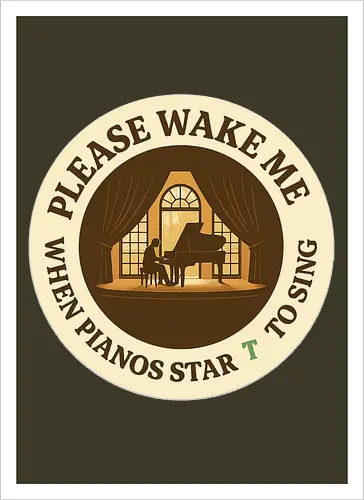 Please wake me when pianos start to sing