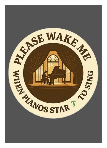Please wake me when pianos start to sing