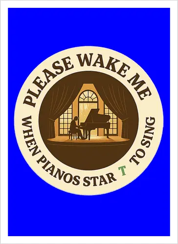 Please wake me when pianos start to sing