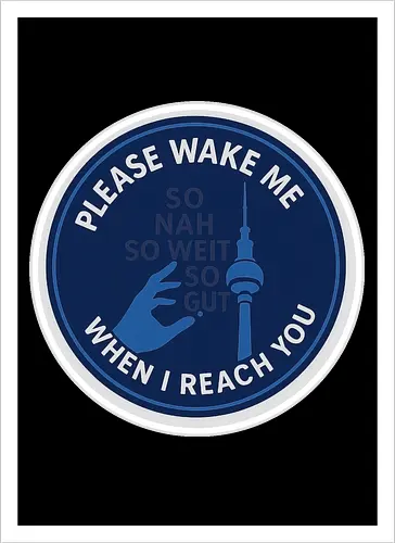 Please wake me when I reach you