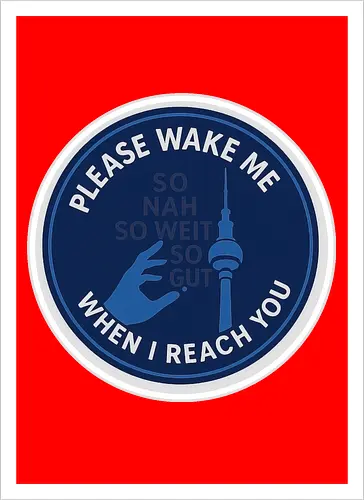 Please wake me when I reach you