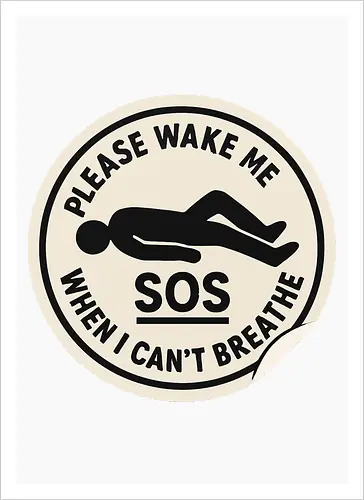 Please wake me when I can’t breathe