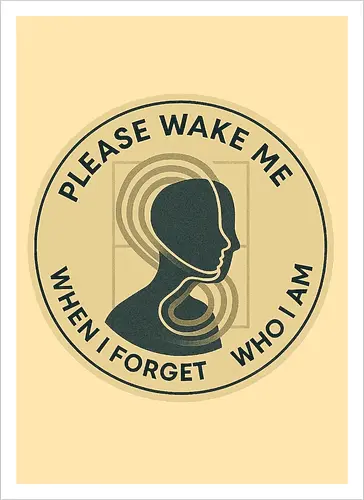 Please wake me when I forget who I am