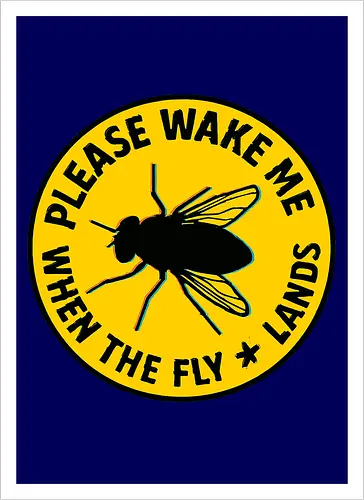 Please wake me when the fly lands