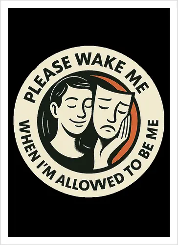 Please wake me when I’m allowed to be me