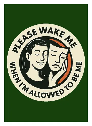 Please wake me when I’m allowed to be me