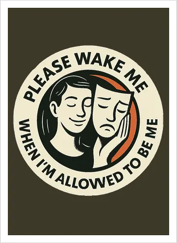 Please wake me when I’m allowed to be me