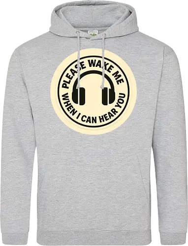 Please wake me when I can hear you