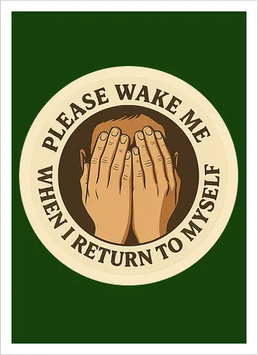 Please wake me when I return to myself