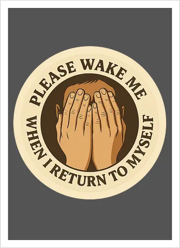 Please wake me when I return to myself