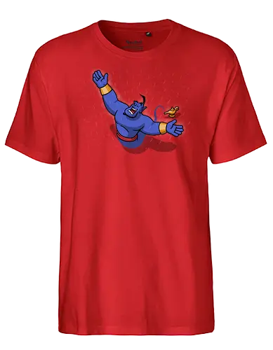 The Lamp Redemption! - the-shawshank-redemption, shawshank-redemption, jail, prison, rain, movies, aladdin, genie, funny - Fairtrade T-Shirt
