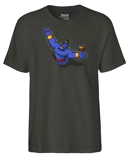 The Lamp Redemption! - the-shawshank-redemption, shawshank-redemption, jail, prison, rain, movies, aladdin, genie, funny - Fairtrade T-Shirt