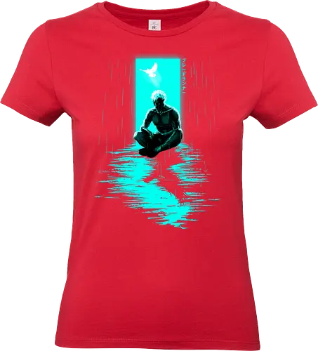 Like Tears in Rain - bladerunner, roy, futuristic, neon cyberpunkers, doandroidsdreamofelectricsheep, android - Standard T-Shirt (Women)