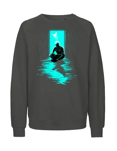 Like Tears in Rain - bladerunner, roy, futuristic, neon cyberpunkers, doandroidsdreamofelectricsheep, android - Fairtrade Sweatshirt