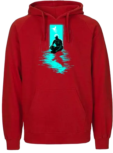 Like Tears in Rain - bladerunner, roy, futuristic, neon cyberpunkers, doandroidsdreamofelectricsheep, android - Fairtrade Hoodie