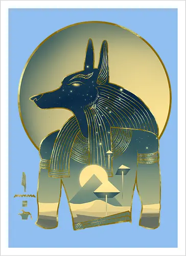 Blue Anubis