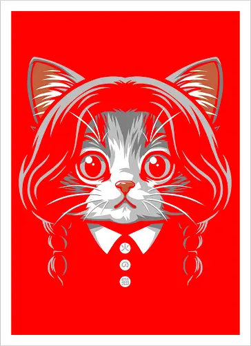 Wednesday Addams Cute Cat