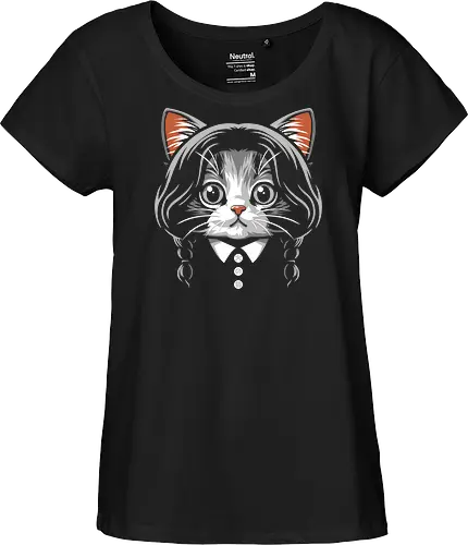 Wednesday Addams Cute Cat