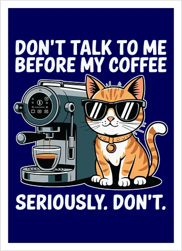 DON'T TALK TO ME BEFORE MY COFFEE SERIOUSLY. DON'T."