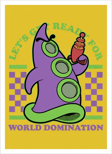 Game Mascot Evil Tentacle
