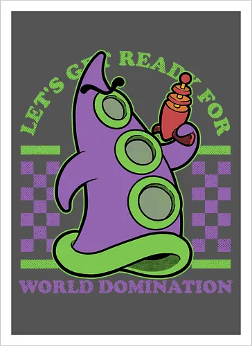 Game Mascot Evil Tentacle