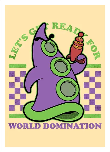Game Mascot Evil Tentacle