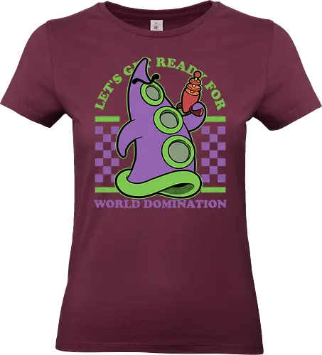 Game Mascot Evil Tentacle - Video Games, Video Game, Game, Games, Gamer, Mascot, Retro, Vintage, Retro Vintage, Retro Gamer, Retro Cartoon, Fantasy, Adventure, Investigation, Investigate, Classic, Tentacles, Tentacle, World Domination - Standard T-Shirt (Women)
